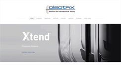 Desktop Screenshot of disotax.com.br